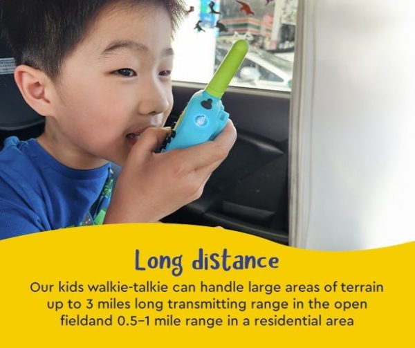 Children's Walkie Talkies | 2-Piece Set for Kids - Long-Range, Fun & Durable Communication