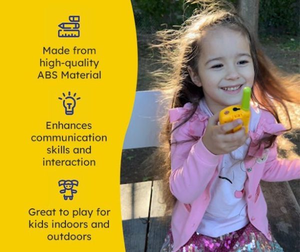 Children's Walkie Talkies | 2-Piece Set for Kids - Long-Range, Fun & Durable Communication