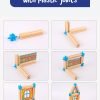 Wooden Building Blocks Castle | Creative Construction Toy for Kids - Durable & Educational