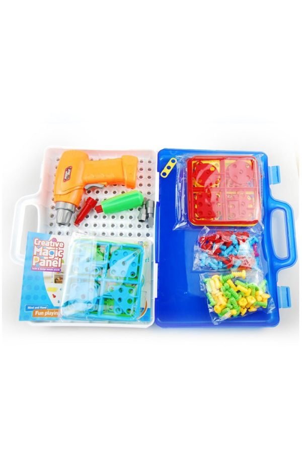 Child's Drill Set | Interactive Build & Play Construction Tool Kit - Safe & Educational