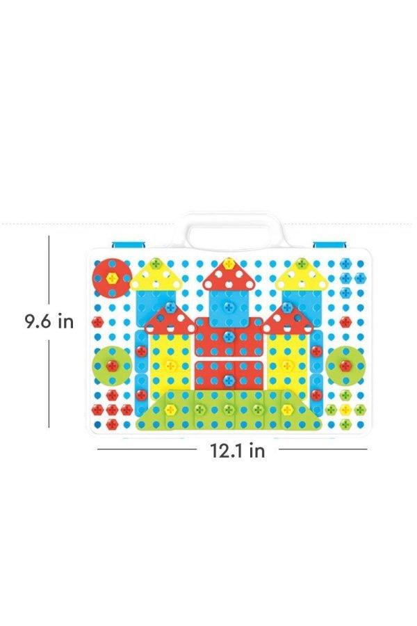Child's Drill Set | Interactive Build & Play Construction Tool Kit - Safe & Educational