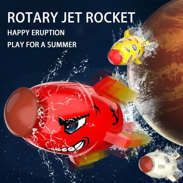 Rocket Sprinkler Toy | Outdoor Summer Fun for Kids | Easy Setup & Hours of Playtime