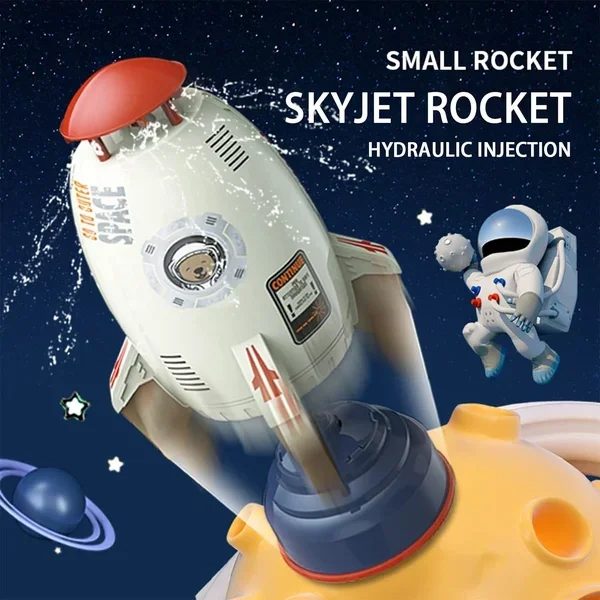 Rocket Sprinkler Toy | Outdoor Summer Fun for Kids | Easy Setup & Hours of Playtime