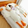 goose_6.jpg Giant White Goose Stuffed Animal Pillow | Soft Plush Duck Cushion - Cozy Sleeping Pillow