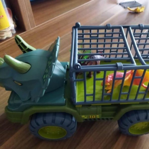 Dinosaur Transportation Excavator Big Truck - Large Engineering Vehicle Model | Toy for Kids | Fun & Educational Gift