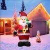 Santa Claus Inflatable - Festive Christmas Decor | Perfect Indoor & Outdoor Holiday Decoration - 4ft