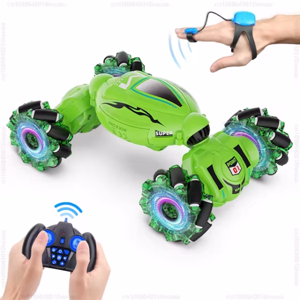 Gesture Sensing RC Stunt Car | 360° Rotation, Light & Music, Off-Road Drift Vehicle - Perfect Gift for Kids