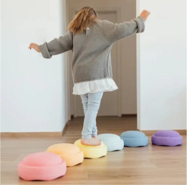 Sensory Stepping Stones | Rainbow set - Enhance Coordination & Imagination