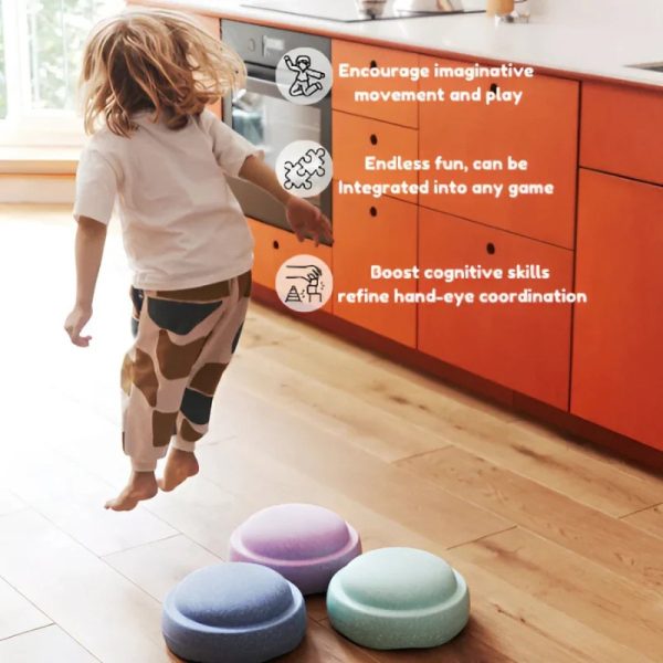 Sensory Stepping Stones | Rainbow set - Enhance Coordination & Imagination