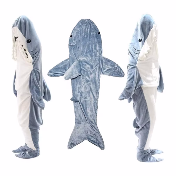 Super Soft Cozy Shark Blanket |  Sleep Bag for Adults and kids - Perfect Christmas Gift
