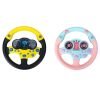 Interactive toy steering wheel for kids with fun sounds and lights, perfect for pretend play and developing motor skills.