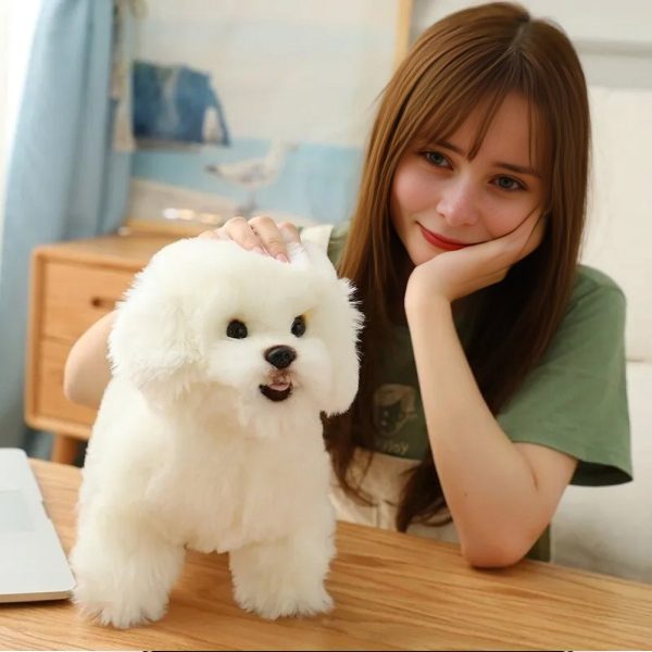 Realistic Stuffed Puppy – High-Quality Plush Toy for Kids