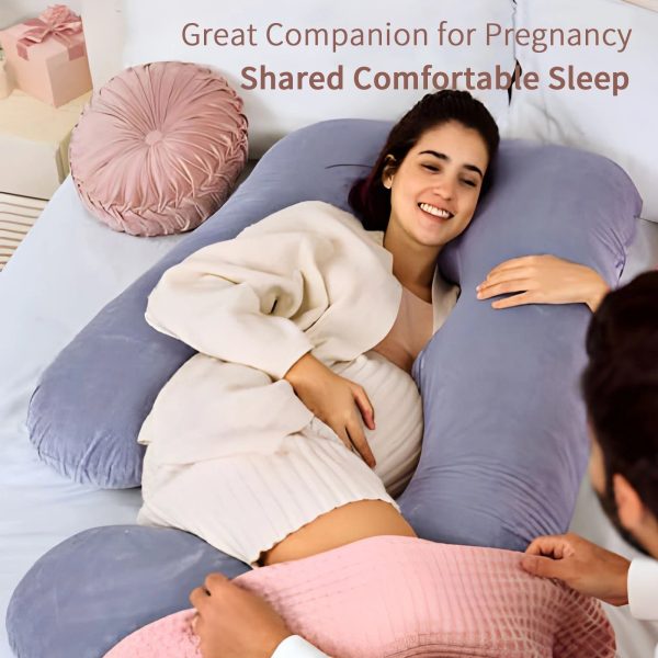 Pregnancy Pillow – C-Shaped Design for Better Sleep and Support for Expecting Moms