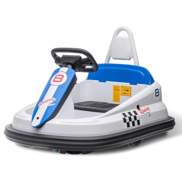 Electric Bumper Car for Toddlers 6V – 360° Spin, 2-Speeds, Lights & Music – Fun Ride Interactive Toy