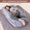 Pregnancy Pillow – C-Shaped Design for Better Sleep and Support for Expecting Moms