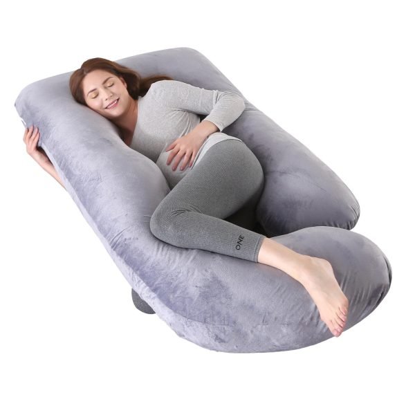 Pregnancy Pillow – C-Shaped Design for Better Sleep and Support for Expecting Moms