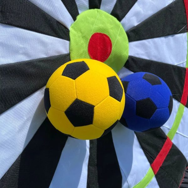 Giant Inflatable Soccer Darts Board Set - 16.5ft High Outdoor Game for Parties, Events & Backyard Fun