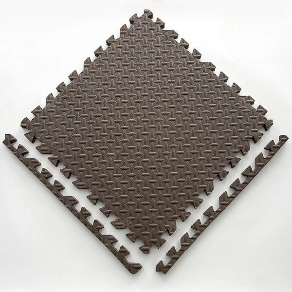 Interlocking Foam Baby Play Mat Puzzle Tiles - 12pcs Soft Floor Rugs for Kids' Playroom, 30x30x1cm - Safe Exercise Carpet