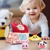 S46bbb33313de4f53a29add80cd737461i.jpg Farm Animal Plush Toy Set with Barn Carrier & Mirror - Perfect for Easter Basket Stuffers