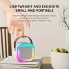 Bluetooth Karaoke Machine – Portable PA System 5.3 with 1-2 Wireless Microphones for Home Singing & Kids’ Gifts