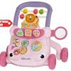 Multi-Function Baby Push Walker Toy - Early Learning Sit-Stand Activity Walker for Infants & Toddlers - Anti-Rollover Design
