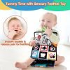 Sc46b97bce59545389144347bce9c4a4cZ.jpg Crinkle Cloth Book for Newborns - Sensory Tummy Time Mirror Toy for Infants 0-3 Months - Brain Development & Visual Stimulation