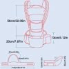 Adjustable Ergonomic Baby Carrier with Hip Seat - Portable & Multifunctional for Travel, Leisure, and Daily Use