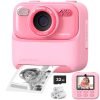 Dual-Lens Selfie Camera – 1080P HD Digital Camera for Kids with Instant Print & 32GB – Birthday & Christmas Gift