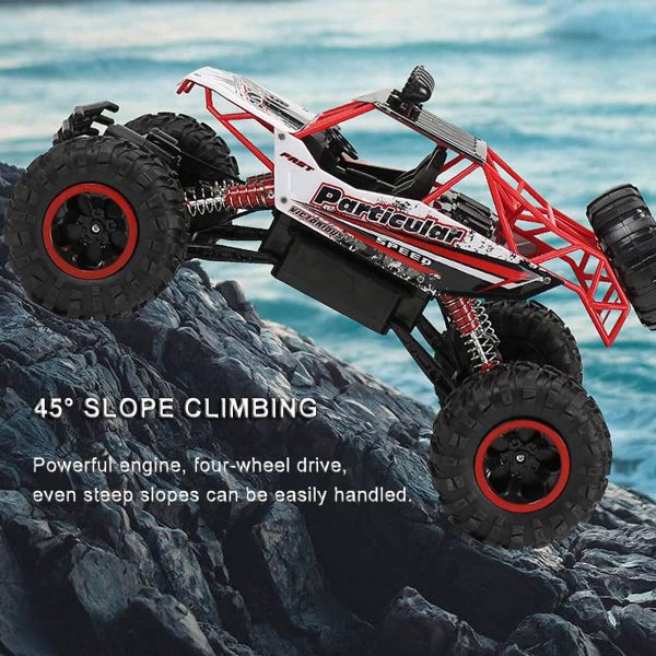 1/12 Remote Control 4x4 Monster Truck | Off-Road, Shockproof & Perfect for Kids Racing on Mud, Rocks, Sand & Grass