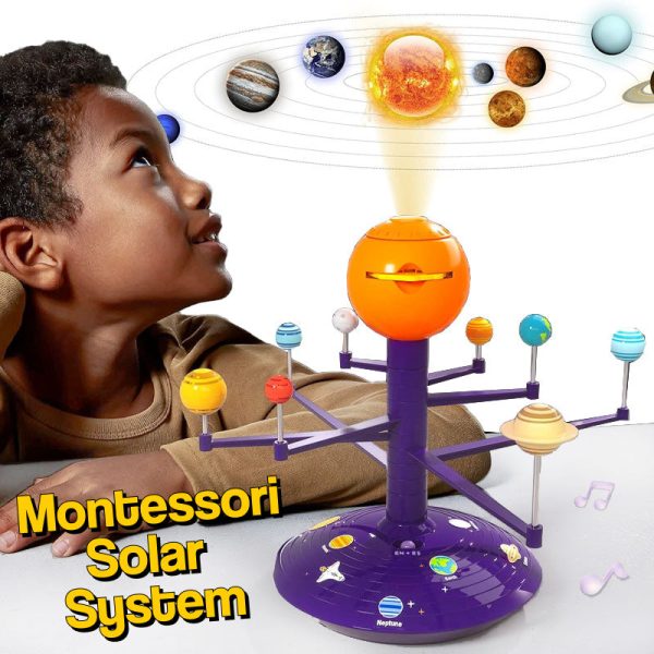 4119_0_1738140672.jpg Montessori Solar System Kit | Educational Projector with 24 Space Slides for Kids Ages 7+ | Inspires STEM Learning & Astronomy Exploration