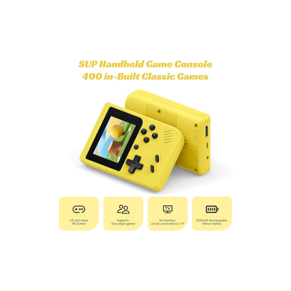 500 Classic Game Retro Video Game Console | Portable, User-Friendly & Ideal for Kids' Skill Development