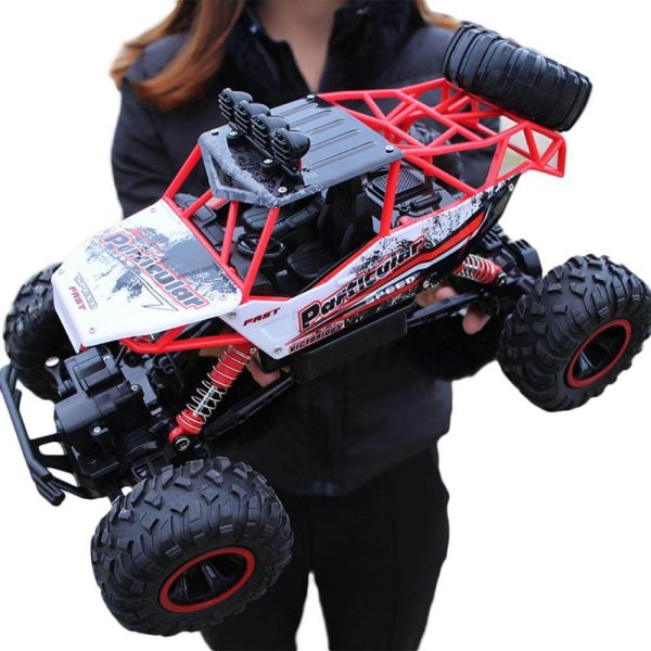1/12 Remote Control 4x4 Monster Truck | Off-Road, Shockproof & Perfect for Kids Racing on Mud, Rocks, Sand & Grass