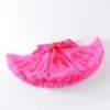 Fluffy Tulle Tutu Skirt | Durable Polyester with Satin Bow for Girls' Special Occasions & Everyday Wear