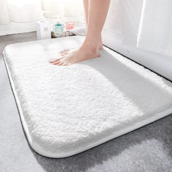 S7fa3c097a3524694842affada18344f7V.jpg Super Thick Ultra-Plush Bathroom Rug | High-Density Microfiber, Non-Slip & Absorbent for Shower & Daily Use
