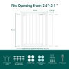 1-2.jpg Pressure-Mounted Baby Gate | Extra-Wide Walk-Through, Double-Lock System & Ideal for Doorways and Stairs