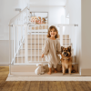 PressGuard P7 | Expandable Baby Gate for Stairs No Drill Pressure Mounted