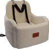 61VDiWbeSrL._AC_SL1500.jpg Dog Booster Car Seat | Memory Foam, Adjustable Safety Leashes & Easy to Clean for Small & Medium-Sized Dogs