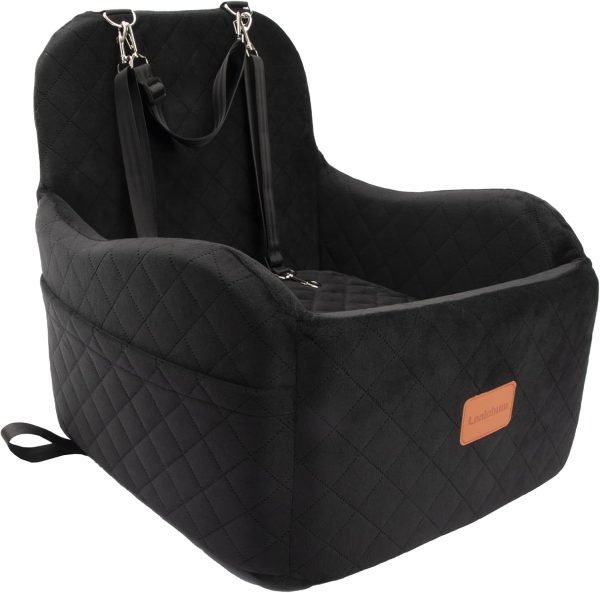 61acCArD0fL._AC_SL1500.jpg Dog Booster Car Seat | Memory Foam, Adjustable Safety Leashes & Easy to Clean for Small & Medium-Sized Dogs