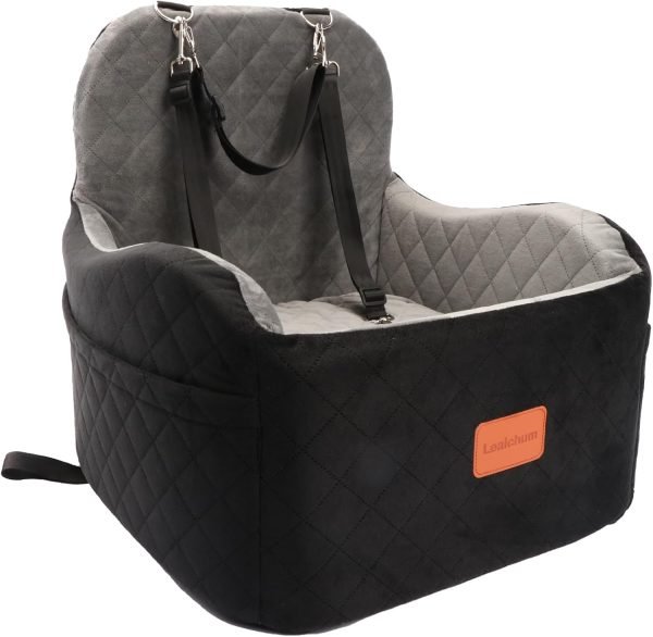 61vbbNq1xmL._AC_SL1500.jpg Dog Booster Car Seat | Memory Foam, Adjustable Safety Leashes & Easy to Clean for Small & Medium-Sized Dogs