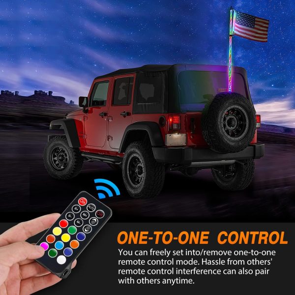 81G9wuSHDTL._AC_SL1500.jpg LED Spiral Whip Lights | 200% Brightness, IP67 Waterproof & Remote Control for ATV, UTV, Jeep & Off-Road Adventures