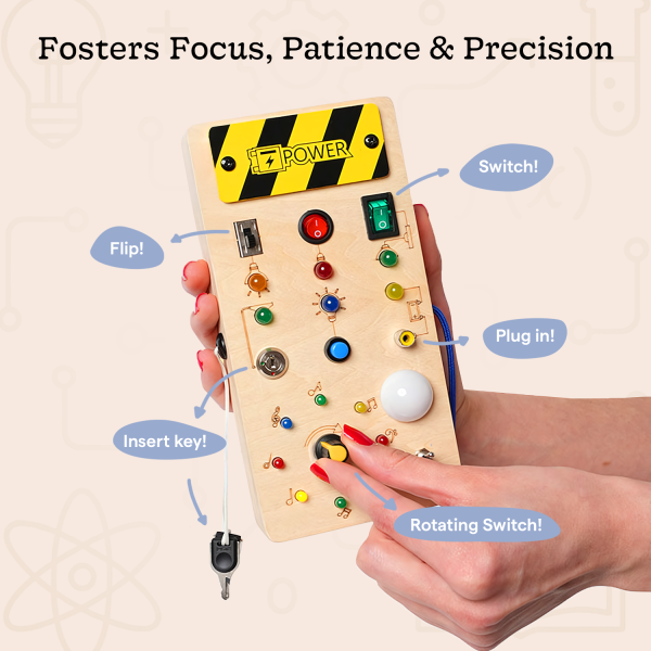 BB_Selling_Points-1.png Montessori Wooden Busy Board | Interactive Switches & Buttons for Hands-On Learning and Fine Motor Skill Development