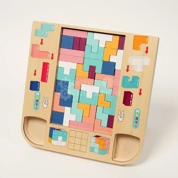 Miami - 2025-10-20T092634.145 Wooden Tetris Puzzle | Eco-Friendly, Non-Toxic & Engaging for Kids Age 3+