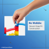 Glow in the Dark Marble Run Set | 250-Piece Construction Maze Kit with UV Light & Storage Bag for Kids 8+