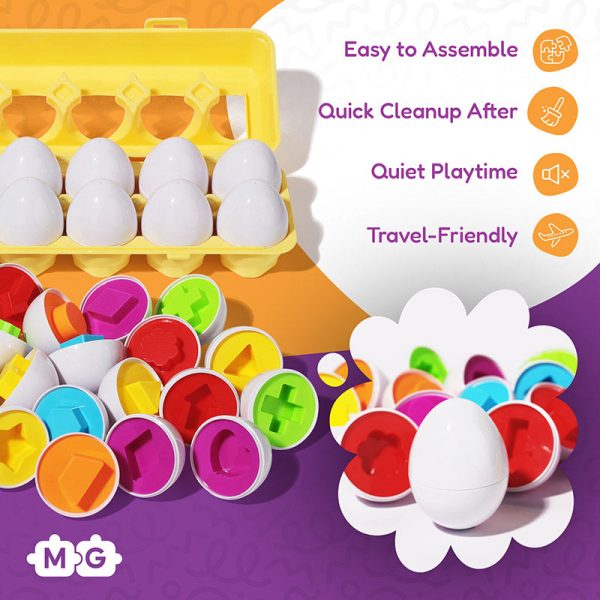 infographic-geometric-eggs-3.jpg Geometric Eggs | BPA-Free, Non-Toxic Educational Toy for Color Recognition and Fine Motor Skills Development