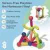 Magnetic Building Set | 36 Non-Toxic Pieces for Creative Learning and Constructive Play for Ages 3+