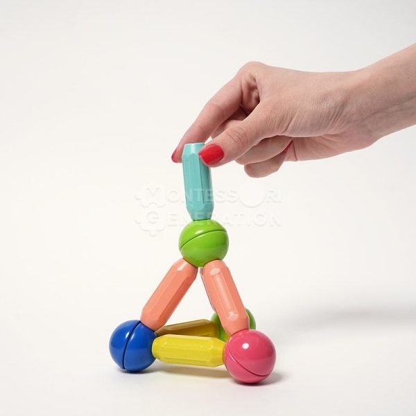 Magnetic Building Set | 36 Non-Toxic Pieces for Creative Learning and Constructive Play for Ages 3+