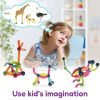 Magnetic Building Set | 36 Non-Toxic Pieces for Creative Learning and Constructive Play for Ages 3+