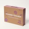 Wooden ToolBox | Eco-Friendly, Non-Toxic Tools for Kids Aged 3+ to Develop Life Skills and Fine Motor Abilities