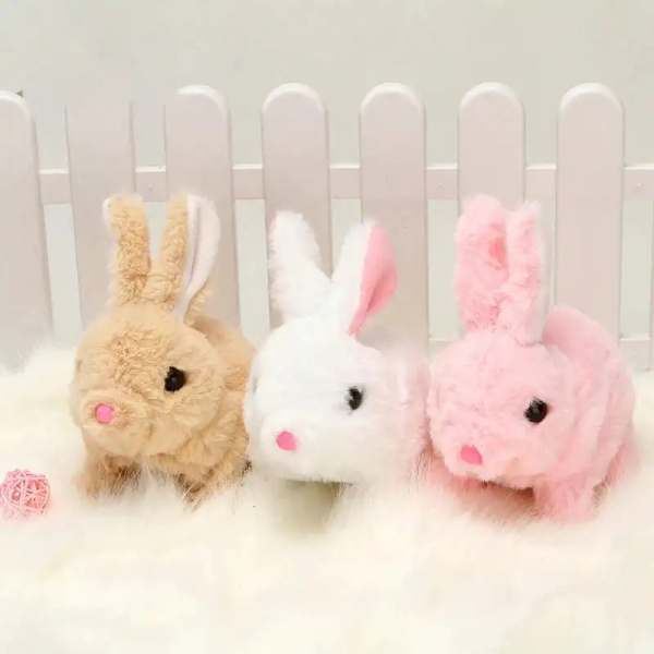 Main_e8c7bedc-1c8e-4424-9c86-33df648aaf93.png Interactive Plush Bunny Toy | Realistic Movements & Cord-Free Fun for Kids Aged 2-5 Years
