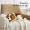 Realistic Breathing Puppy | Emotional Support Plush for Adults & Seniors | Therapy Companion Dog